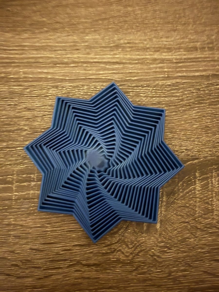 Blue star fidget spinner