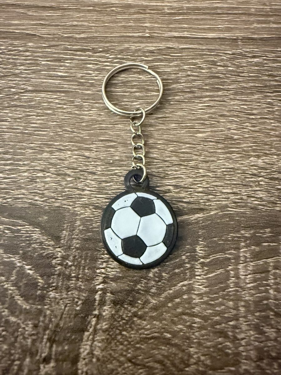 Soccer ball keychain
