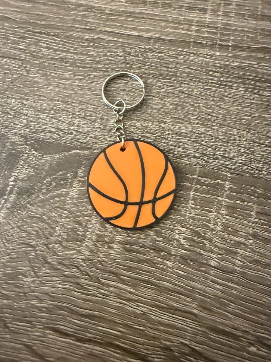 Basketball keychain